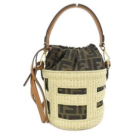 Piccola borsa a tracolla Fendi Step Out Marrone