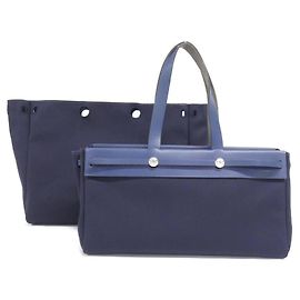 Hermès Hermes Herbag Cabas Handbag Blue