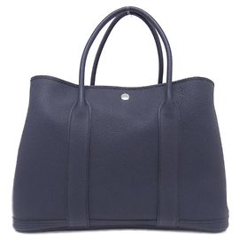 Hermès Hermes Garden Party Handbag Blue