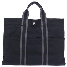 Hermès Borsa Hermes Sac Fourre-Tout MM Nero