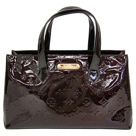 Bolso Louis Vuitton Monogram Vernis Wilshire PM Burdeos