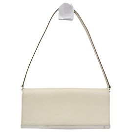 Louis Vuitton Epi Pochette Sevigne Shoulder Bag Eggshell
