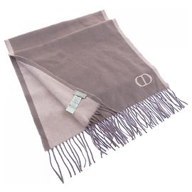 Echarpe de seda Christian Dior roxa Roxo