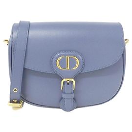 Borsa a Spalla Christian Dior Bobby Medium Blu