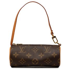 Louis Vuitton Marrom Monogram Papillon Pochette Marrom