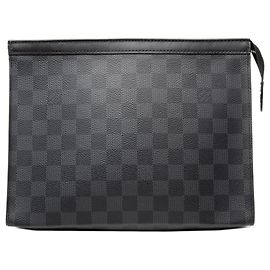 Louis Vuitton Pochette Voyage MM in Damier Graphite nero Nero