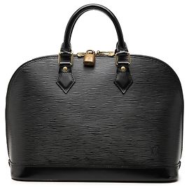 Louis Vuitton Alma PM en cuir Epi noir Noir