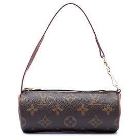 Louis Vuitton Marrone Monogram Papillon Pochette Marrone