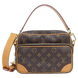 Louis Vuitton Monogram Archive Nile Schultertasche Braun