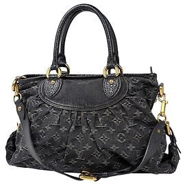 2-Way Handtasche Louis Vuitton Neo Cabby MM Schwarz Monogramm