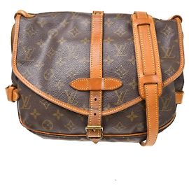 Louis Vuitton Saumur Canvas 30 Marron
