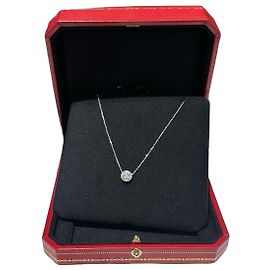 Collar con Pendiente Cartier Destine Collar de Diamantes Plata