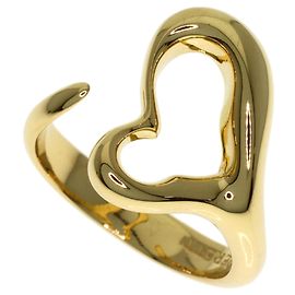Tiffany & Co. 18K Gelbgold Open Heart Ring Andere