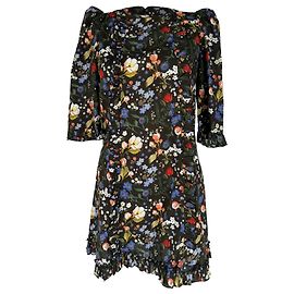Mini abito Devon Floral-Print di The Vampire's Wife in cotone multicolore Multicolore