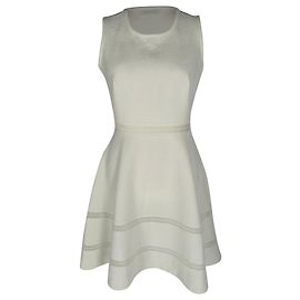 Robe mini Carrie sans manches Sandro en polyester écru Blanc Écru