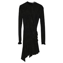 Autre Marque Philosophy Di Lorenzo Serafini Paillettenkleid aus schwarzer Polyamid Schwarz