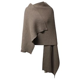Agnona Wickelpullover aus grauem Kaschmir Grau
