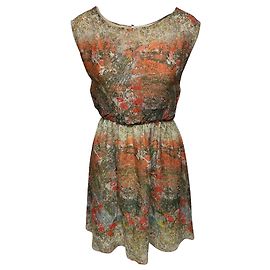 Robe mini à imprimé floral Alice + Olivia en polyester multicolore Autre Imprimé python