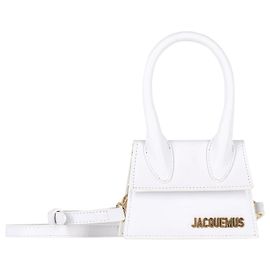 Bolsa Mini Le Chiquito da Jacquemus em couro branco Branco Cru
