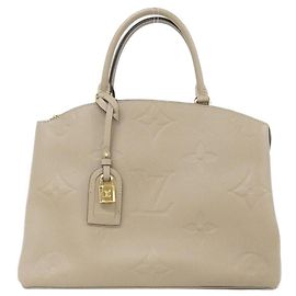 Bolsa Louis Vuitton Monogram Empreinte Bege Cinza
