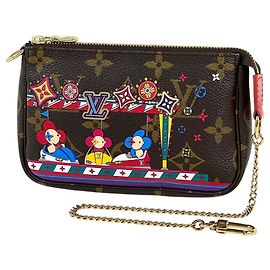 Louis Vuitton Mini Pochette Accessoires Vivienne Accessoire-Tasche Braun