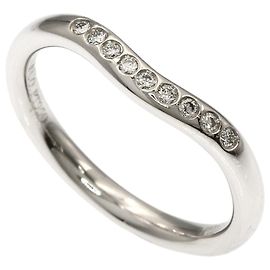 Tiffany & Co. Curved Band Platinum Ring Other