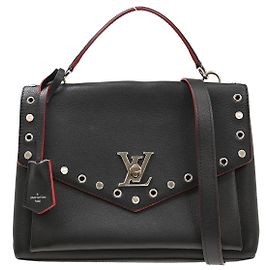 Louis Vuitton Mylockme Studded Leather BB Black