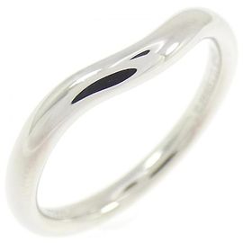 Tiffany & Co Tiffany Curved Platinum Band Ring Other