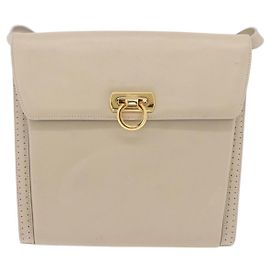 Salvatore Ferragamo Gancini in pelle Beige