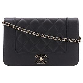 Cartera con cadena Mademoiselle Chanel Negro
