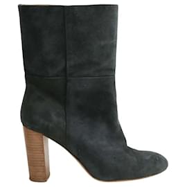 Bottines Ba&Sh en daim vert Taille 40 Vert