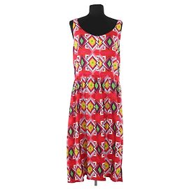 Autre Marque Rotes Baumwollkleid von AML Paris Rot