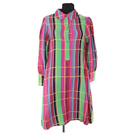 Autre Marque Vestido AML Paris multicolor de algodón Multicolor
