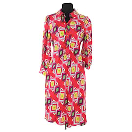 Autre Marque Vestido AML Paris multicolor de algodón Multicolor