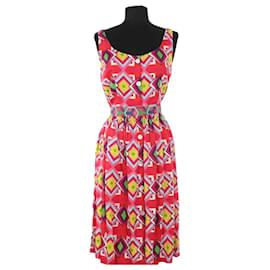 Autre Marque Vestido AML Paris multicolor de algodón Multicolor