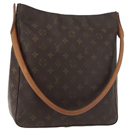 LOUIS VUITTON Bolsa de Ombro Monogram Looping GM M51145 LV Auth BA12873 Monograma