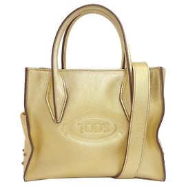 Sac à main 2-Way en cuir Tod's x Alber Elbaz Collaboration Doré
