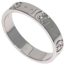 Anillo Icon Band Gucci en oro blanco de 18K Otro