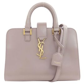 Bolsa de mão 2-Way Baby Cabas Yves Saint Laurent Marrom