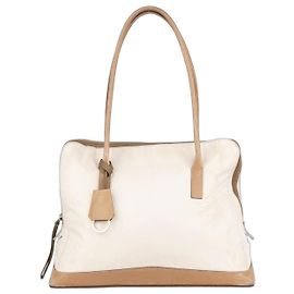 Prada 2000s Canvas Handbag White