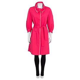 Yves Saint Laurent Pink Fitted Coat - US 6 / FR 38 Pre-owned Other