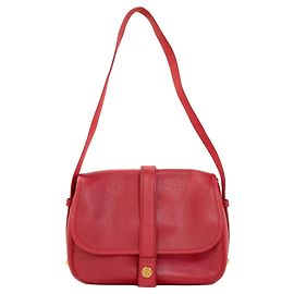 Hermès Borsa a Spalla Hermes Noumea Gold Hardware Rosso
