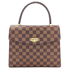 Louis Vuitton Malesherbes Handbag Damier ebene