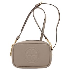 Bolsa de Ombro Tory Burch Perry Bombe Cinza