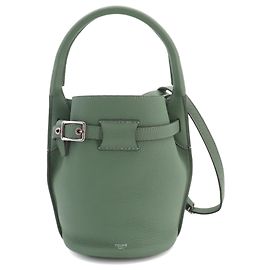 Céline Celine Big Bag Bucket Nano Handbag Green