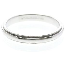 Tiffany & Co Tiffany Milgrain Platinring Silber