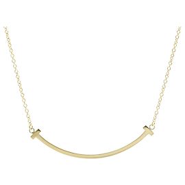 Tiffany & Co Collier Tiffany T Smile de petite taille Doré