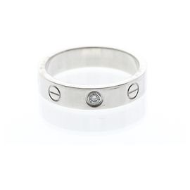 Cartier Mini Love Band Ring Silber