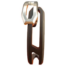 Bracciale Hermès in metallo spazzolato e PVD nero opaco taglia 4 Nero Argento