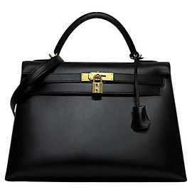 Hermès Borsa Hermes Kelly 32 Nero